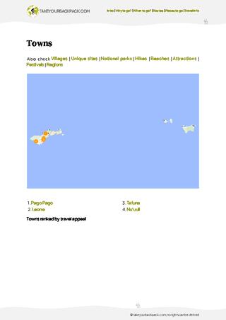 example page 4 from our offline Travel Guide for American Samoa